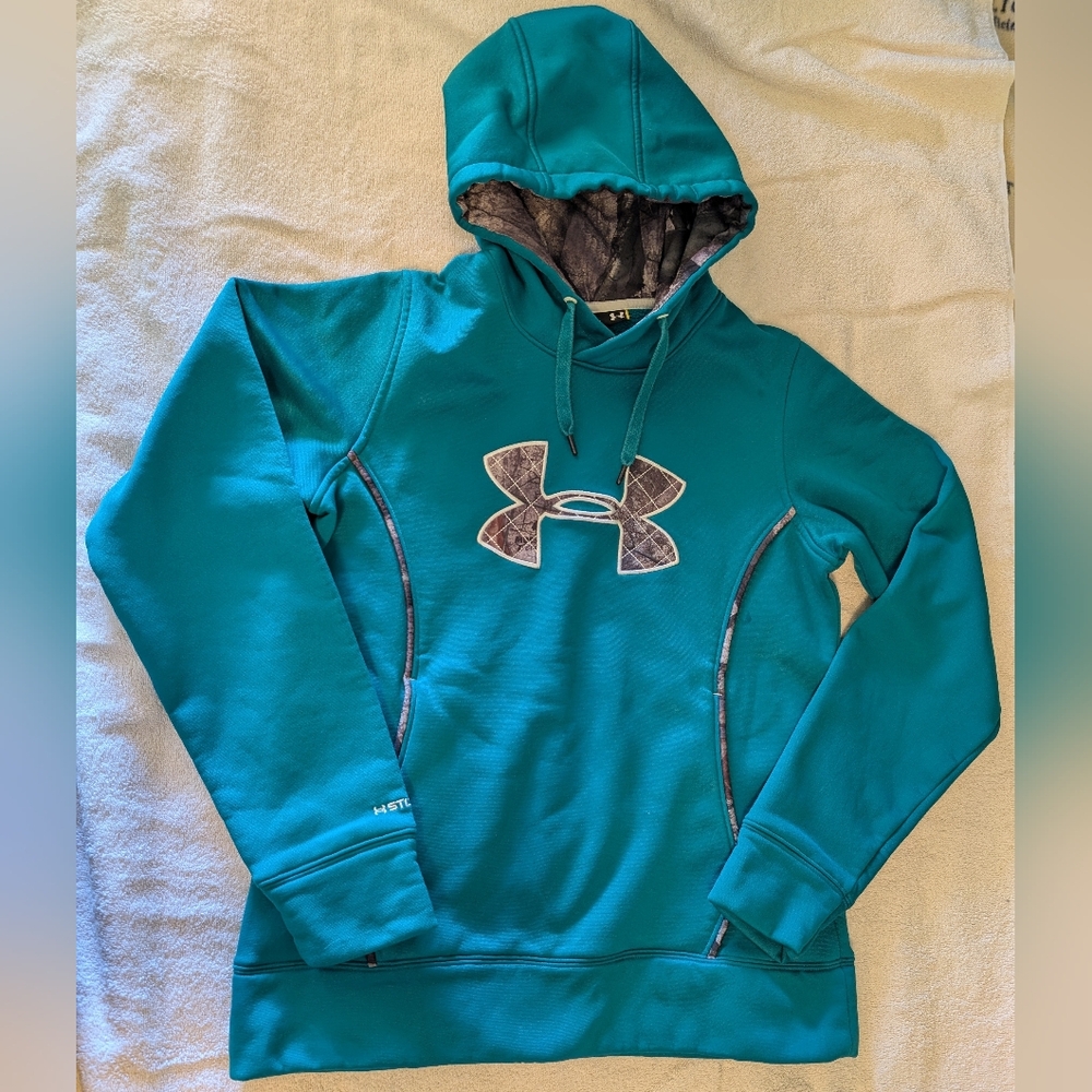 Under Armour Turquoise Hoodie with Logo